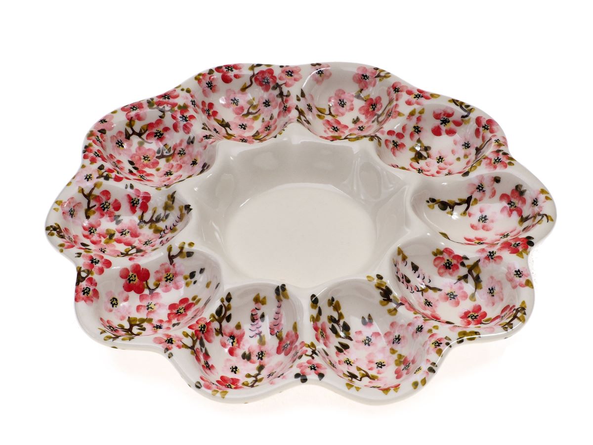 8-57 Teller für 10 Eier, Höhe 2,5 cm, Durchmesser 28 cm