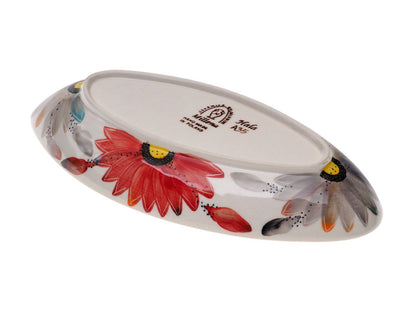 12-10 Półmisek owalny H=3,8cm, 12,5x24,5cm