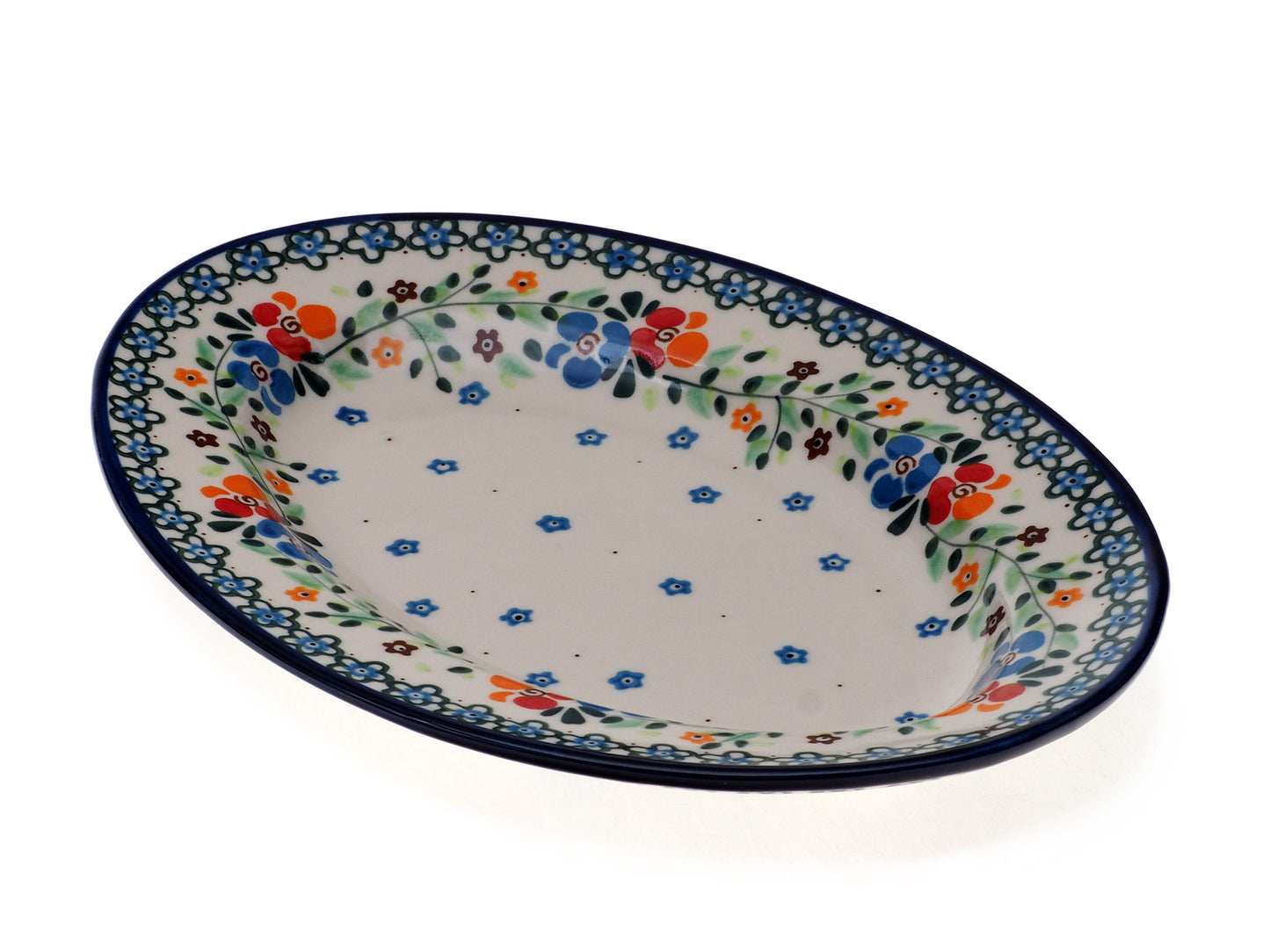 12-21 Półmisek owalny H=2,6cm, 17x24cm