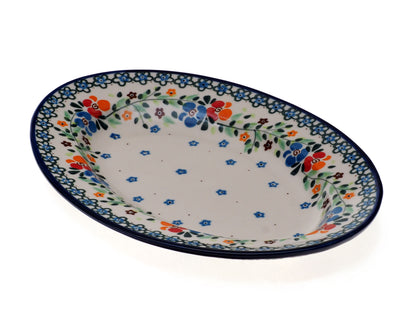 12-21 Półmisek owalny H=2,6cm, 17x24cm