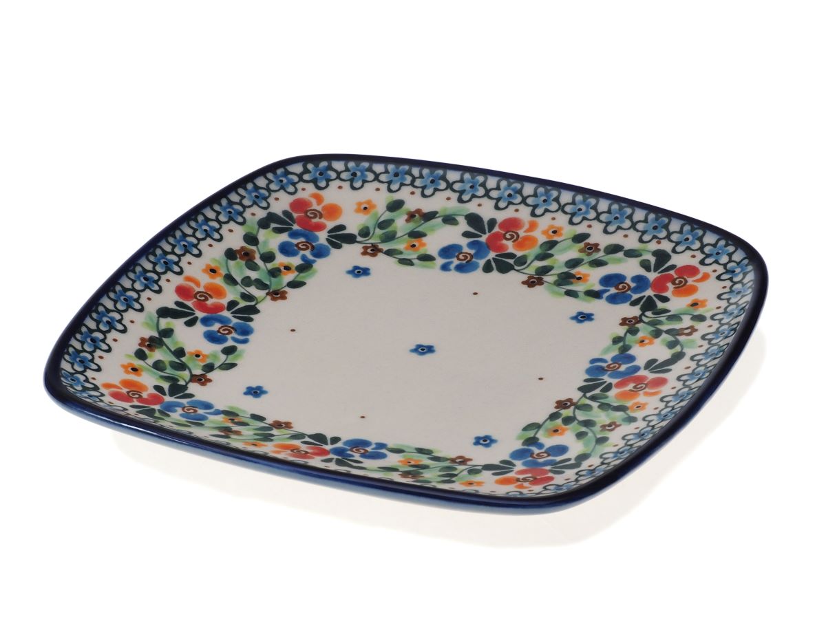 4-07 Dessertteller H=2,5 cm, 18 x 18 cm