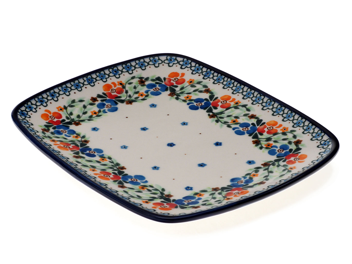 4-08 Dessertteller H=2,5 cm, 23 x 18,5 cm