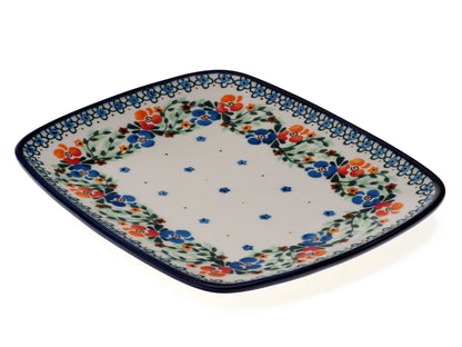 4-08 Dessertteller H=2,5 cm, 23 x 18,5 cm