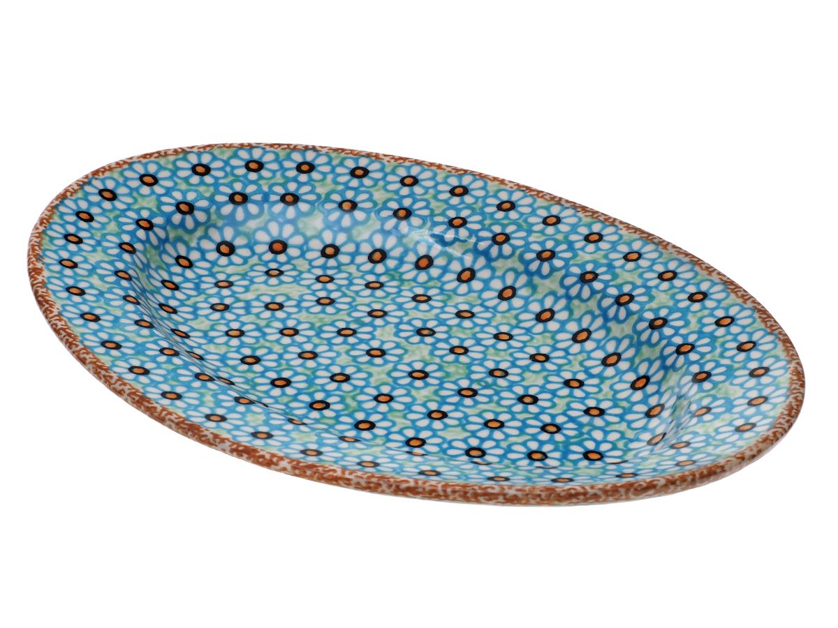 12-21 Półmisek owalny H=2,6cm, 17x24cm