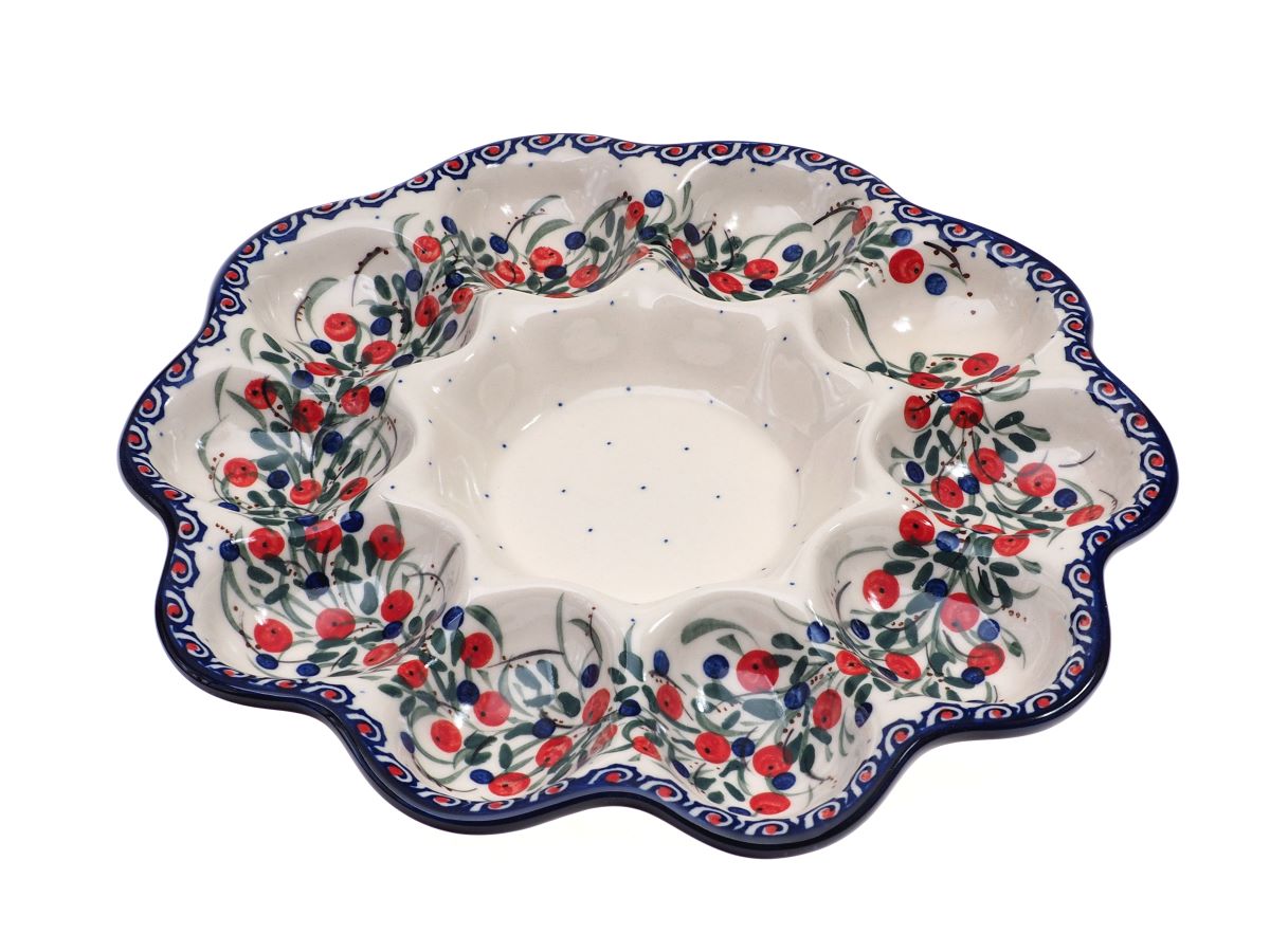 8-57 Teller für 10 Eier, Höhe 2,5 cm, Durchmesser 28 cm