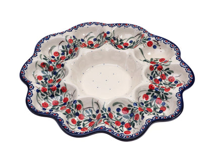 8-57 Teller für 10 Eier, Höhe 2,5 cm, Durchmesser 28 cm