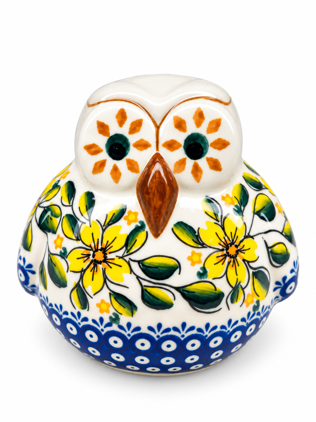 9-44 Skarbonka sowa H=12cm, Ø12cm