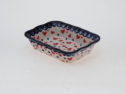 11-06-0201  Zapiekacz z falowanym rantem H=5cm, 20x15cm