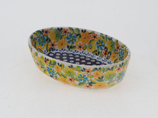 11-21-B193  Zapiekacz owalny mały H=4cm, 16x11cm