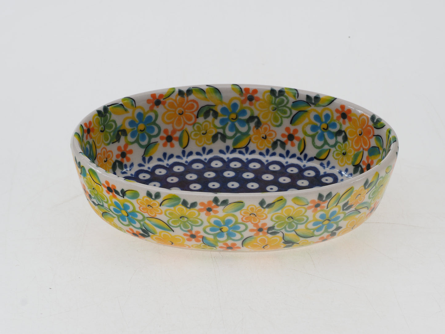 11-21-B193  Zapiekacz owalny mały H=4cm, 16x11cm