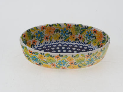 11-21-B193  Zapiekacz owalny mały H=4cm, 16x11cm