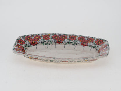 12-40-U84  Półmisek z dekoracyjnym rantem H=3cm; 14,5x23,5cm