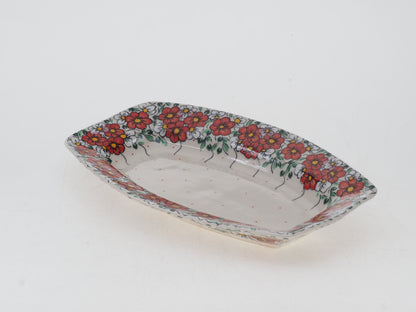 12-40-U84  Półmisek z dekoracyjnym rantem H=3cm; 14,5x23,5cm