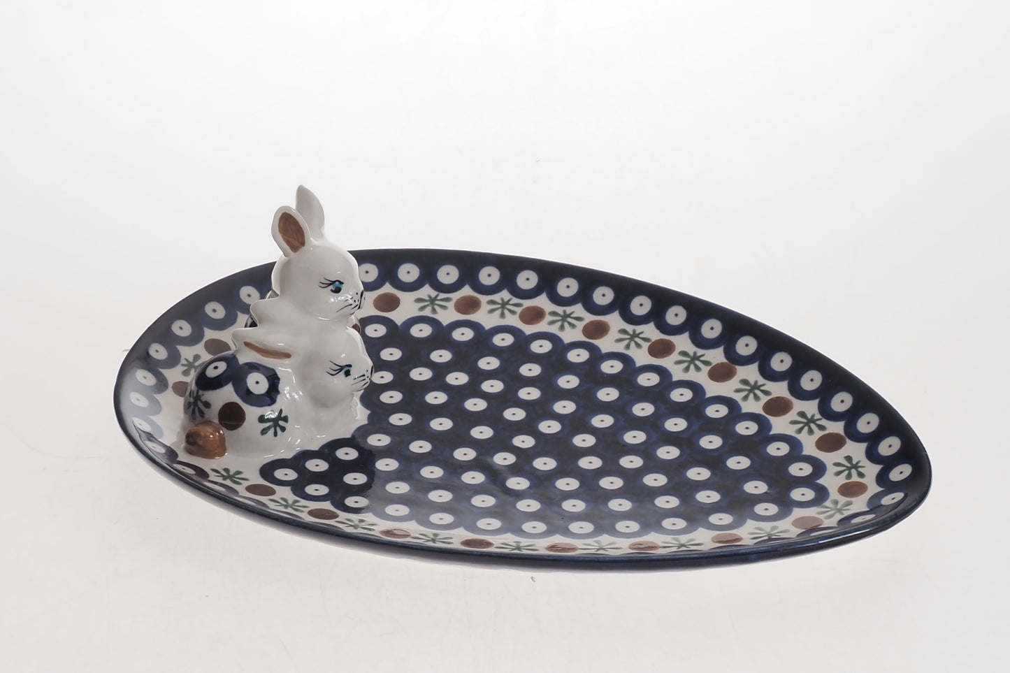 4-25 Talerz wielkanocny H=2,5cm 28x19cm