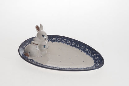 4-24 Talerz wielkanocny H=2,5cm, 24x16,5cm