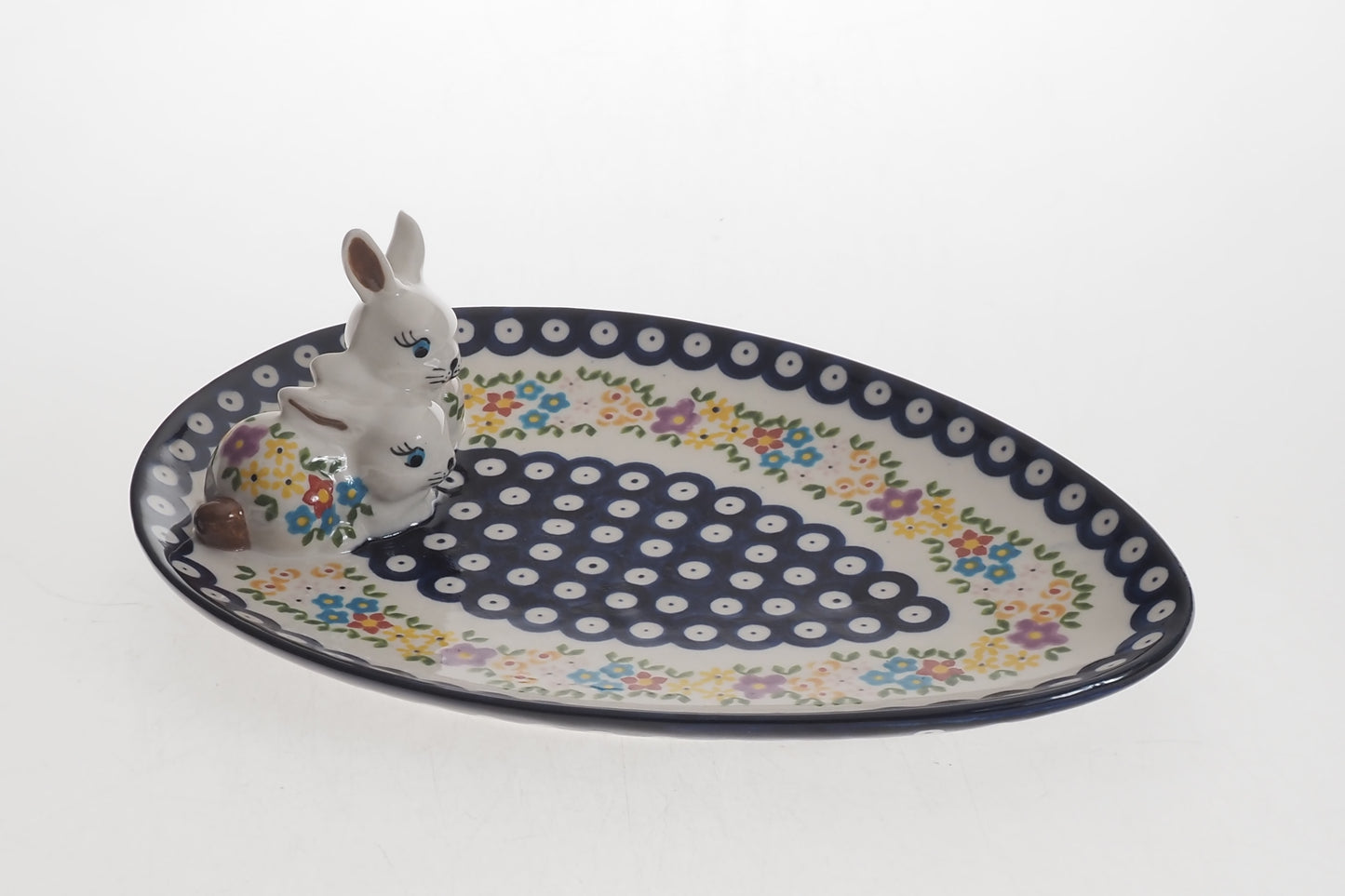 4-25 Talerz wielkanocny H=2,5cm 28x19cm