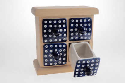 9-154 Szafka na 4 szufladki H=19.5cm, 18.5x10.5cm