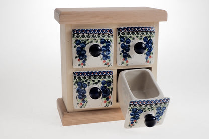 9-154 Szafka na 4 szufladki H=19.5cm, 18.5x10.5cm