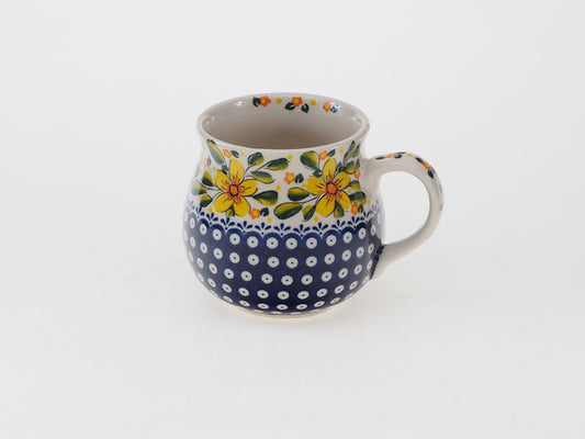 1-16-B187  Kubek Pękaty H=8cm, Ø 8cm, vol.0.22L