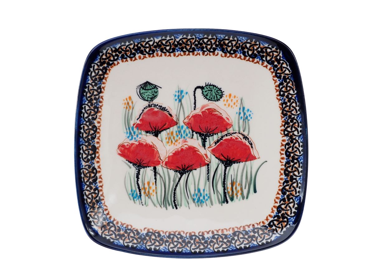 4-07 Dessertteller H=2,5 cm, 18 x 18 cm