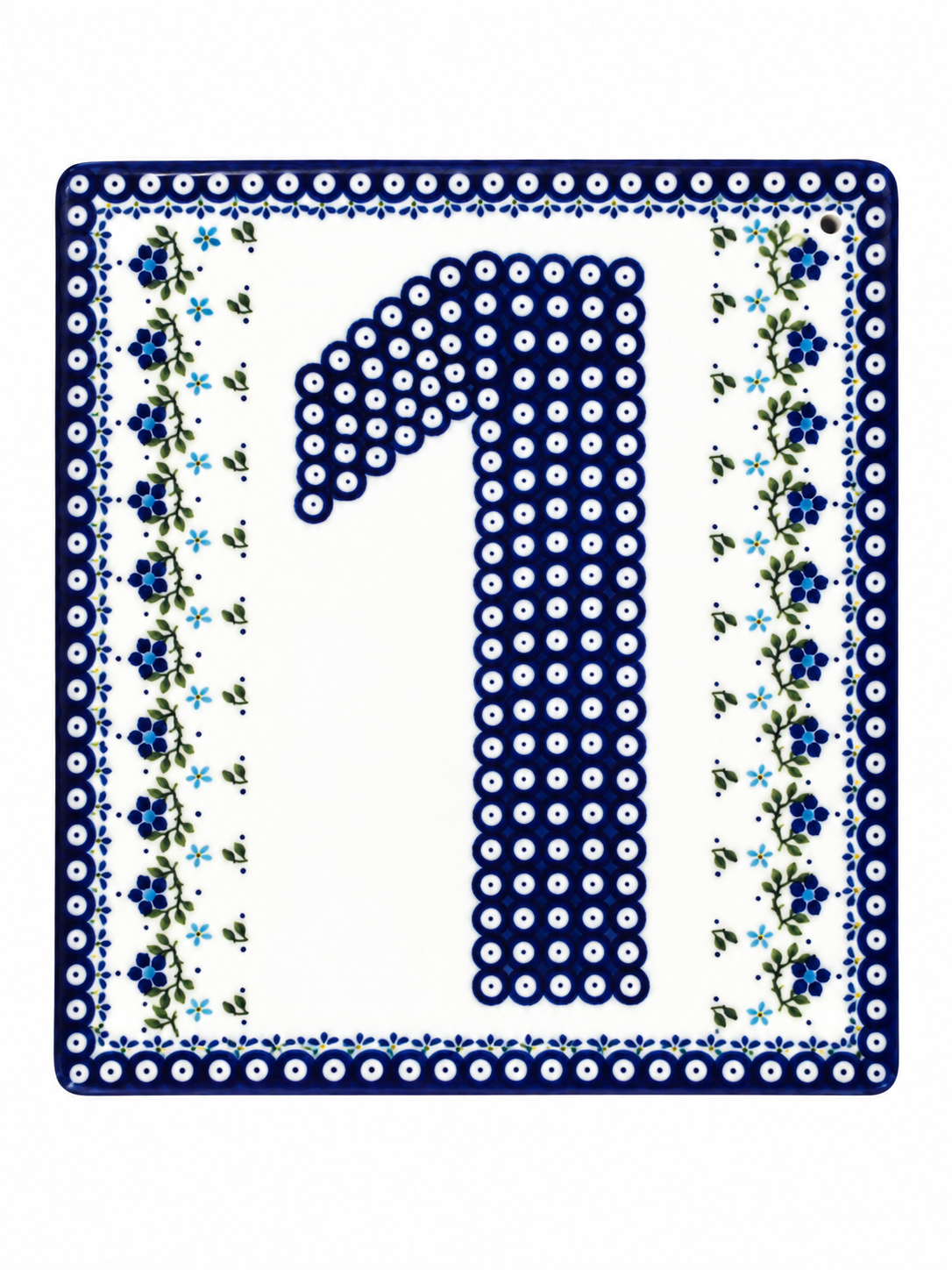 8-84 Ceramiczna Tablica na Dom z Numerem H=1.6cm, 25.2x26.7cm