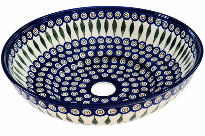 3-55 Umywalka ceramiczna duża H=11,5cm, Ø38cm