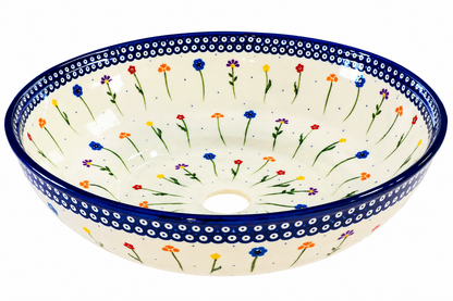 3-55 Umywalka ceramiczna duża H=11,5cm, Ø38cm