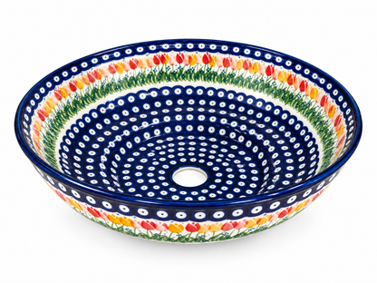3-55 Umywalka ceramiczna duża H=11,5cm, Ø38cm